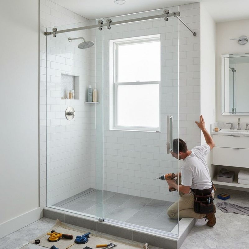 Glass Shower Door Replacement in Alpharetta, GA